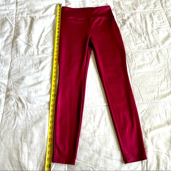 Wild Fable Burgundy High-Waisted Full Length Leggings. Women’s Size XS - Picture 6 of 9